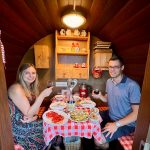 CENA SERVITA nelle ospitalità (botte o yurta) – prezzo a coppia