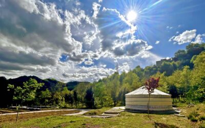 Dormire in una yurta nelle Marche